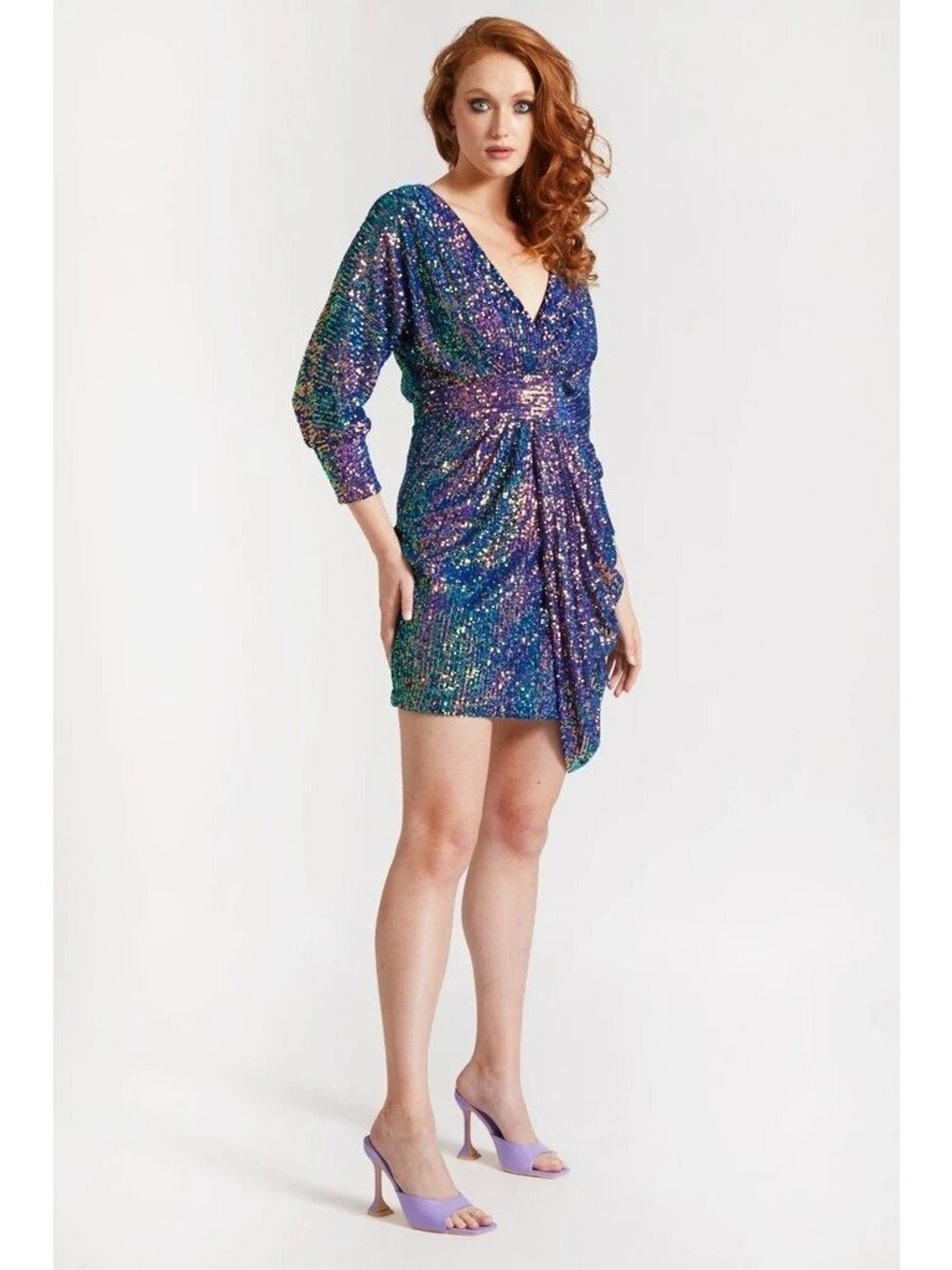 ONE 33 SOCIAL The Scarlett Sequin Cocktail Dress Size 0 XS - New with Tags - Picture 2 of 7